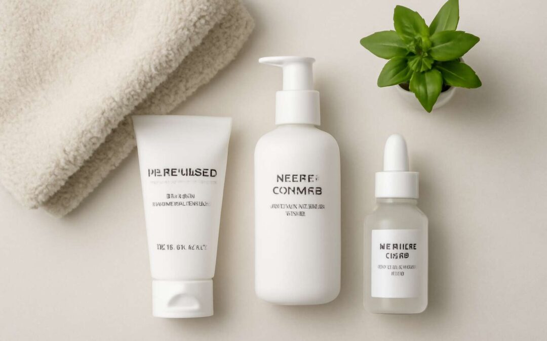 Gentle Glow: skin care products for dry sensitive skin that soothe and protect.