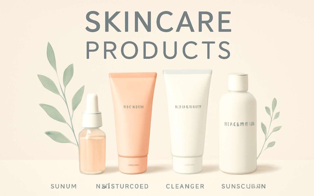 Vibrant skin care product poster that catches eyes and boosts sales.